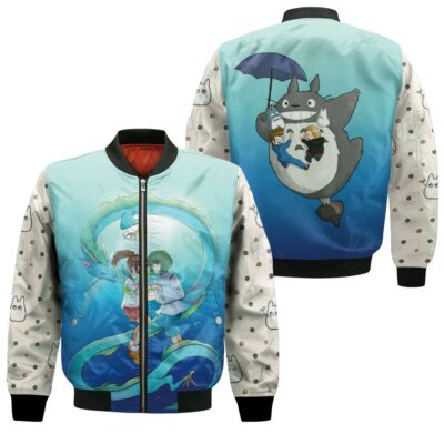 Studio Ghibli Spirited Away & My Neighbor Totoro Bomber Jacket