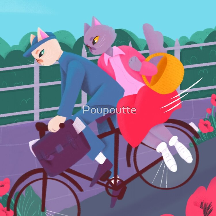 Cats And A Poppy Hill Tote Bag - Image 2