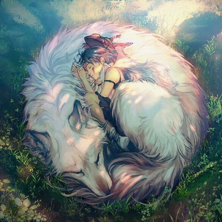 Hot Princess Mononoke Moro Tote Bag - Image 2