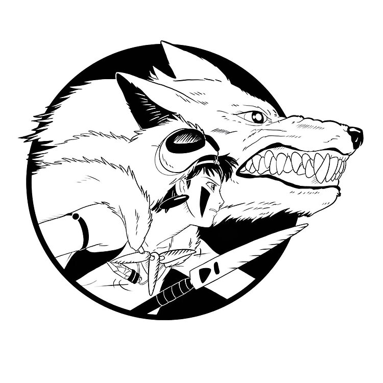 Hot Princess Mononoke Tote Bag - Image 2