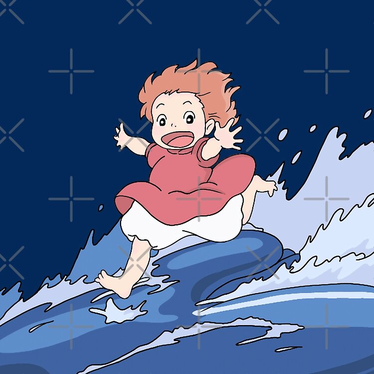 Ponyo Run in the Sea Tote Bag - Image 2