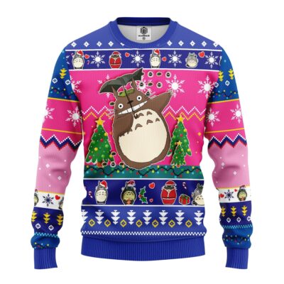 Studio Ghibli My Neighbor Totoro Pink Amazing Ideas Ugly Christmas Sweater