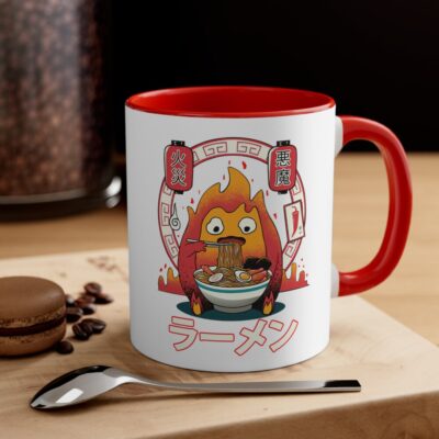 Calcifer Ramen Howl's Moving Castle Mug