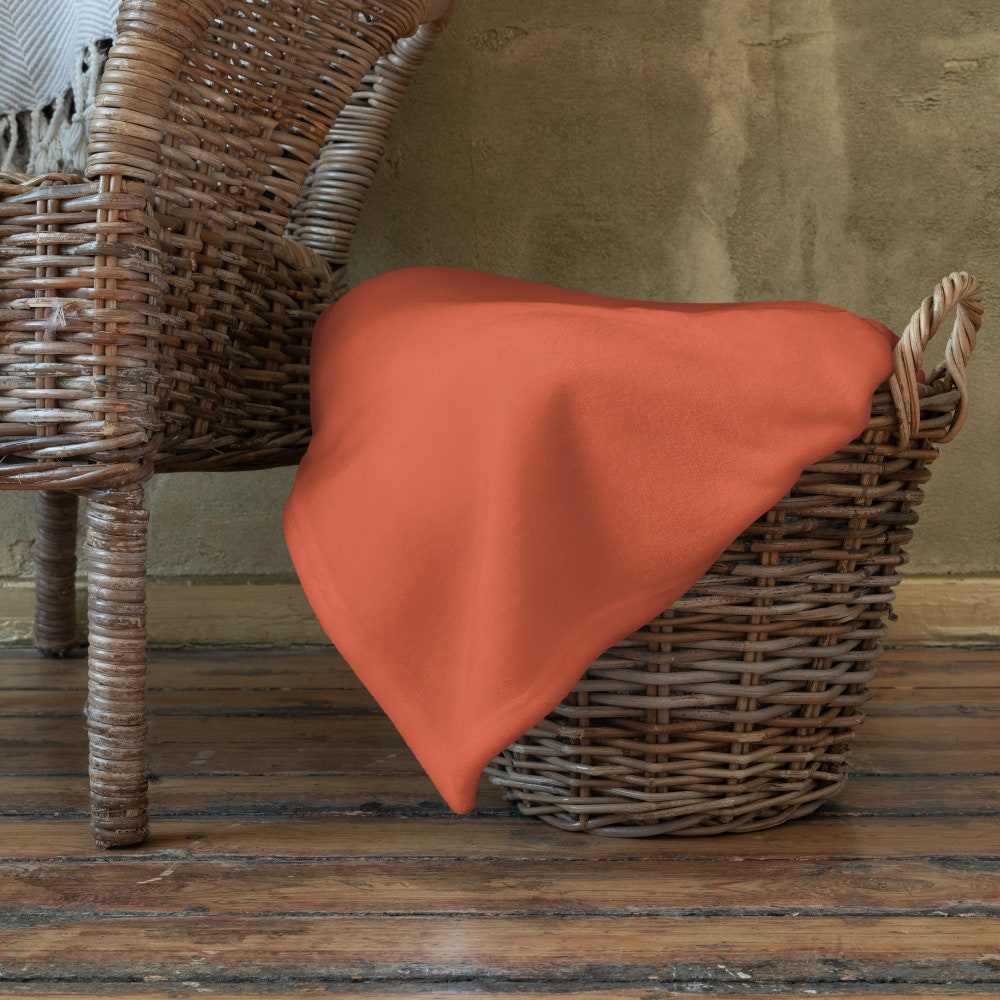 Studio Ghibli Calcifer Fire Orange Throw Blanket - Image 3