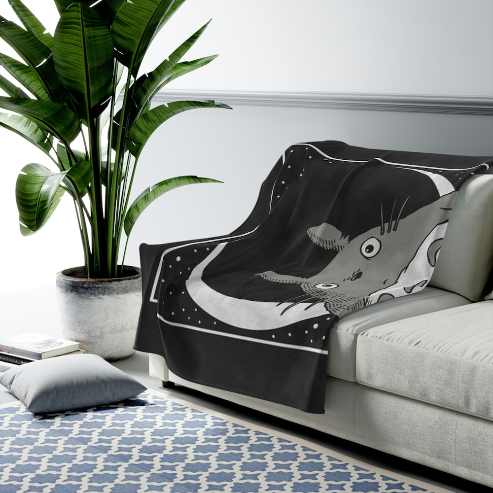 Hot Totoro Studio Ghibli Blanket - Image 4