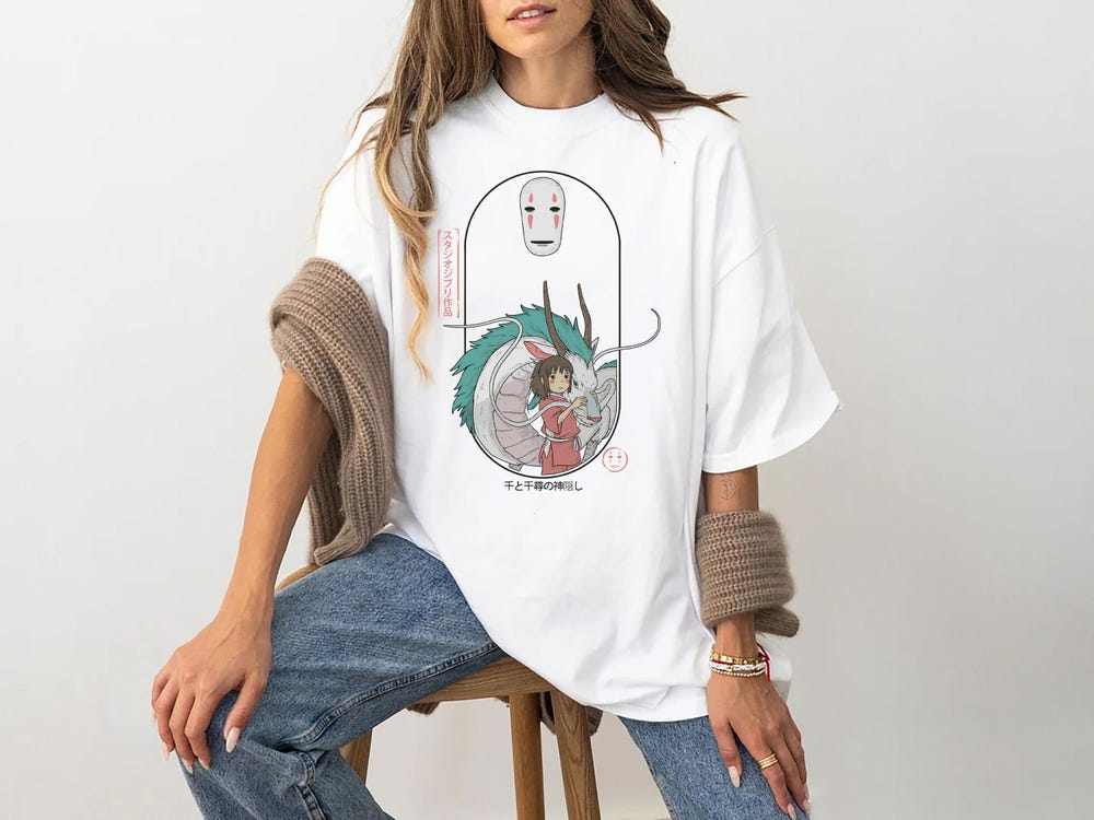 Spirited Away Haku Shirt - Image 4