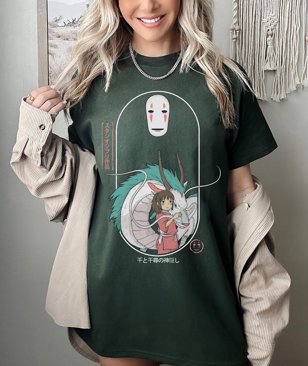 Spirited Away Haku Shirt - Image 5