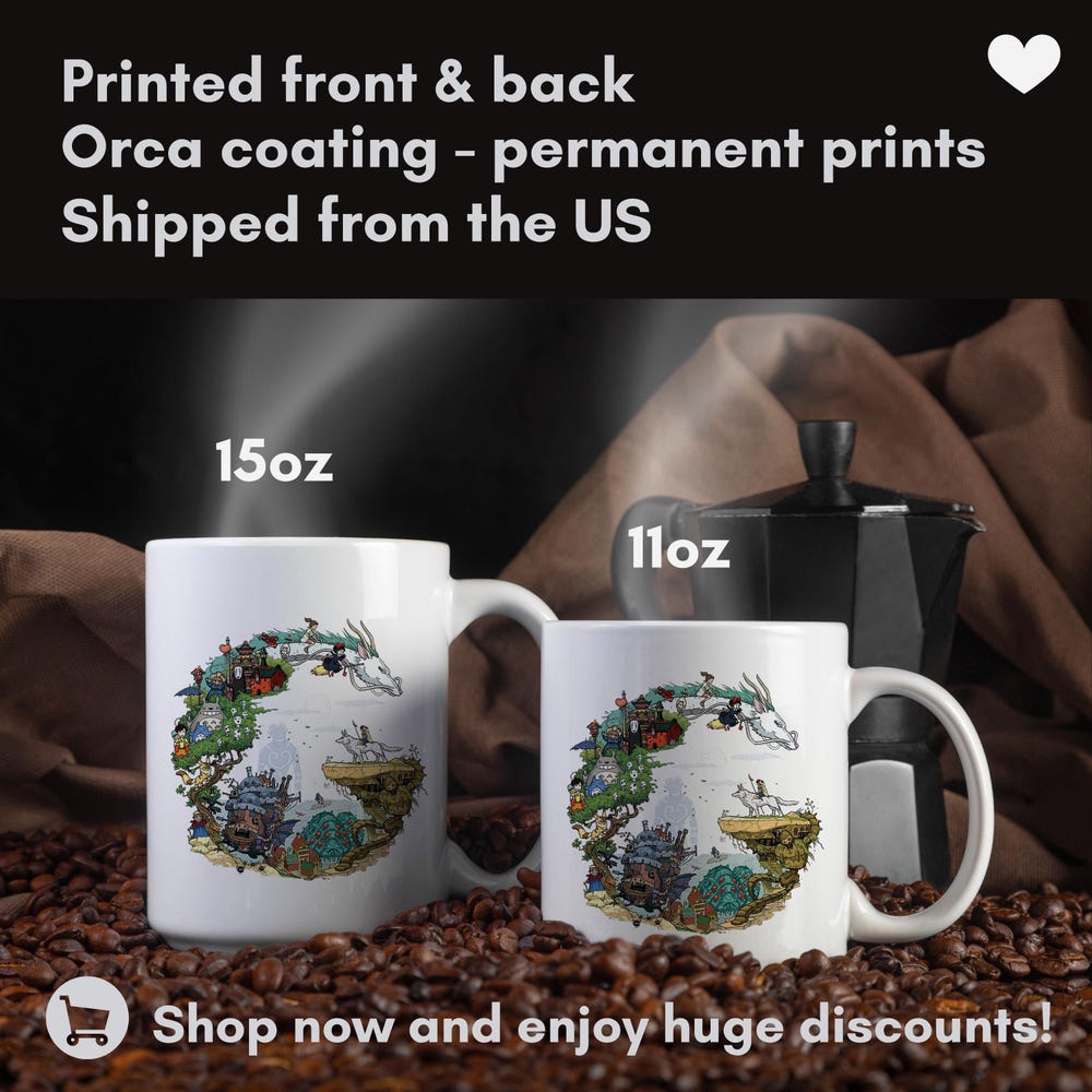 Studio Ghibli Mug - Unique Gift For Studio Ghibli Fans - Image 4