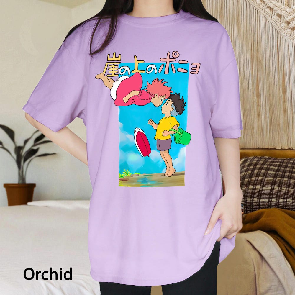 Ghibli Ponyo and Sosuke Shirt - Image 2