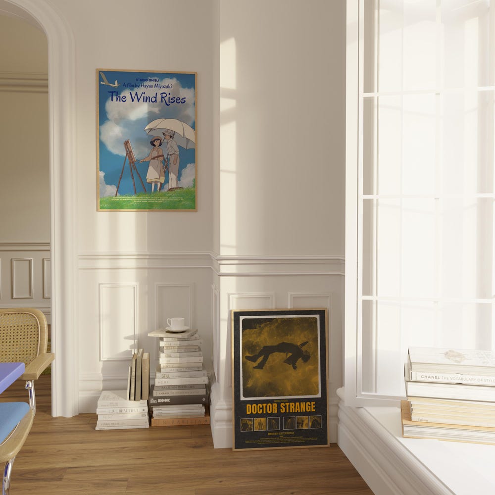 The Wind Rises Poster Studio Ghibli Wall Art - Image 5