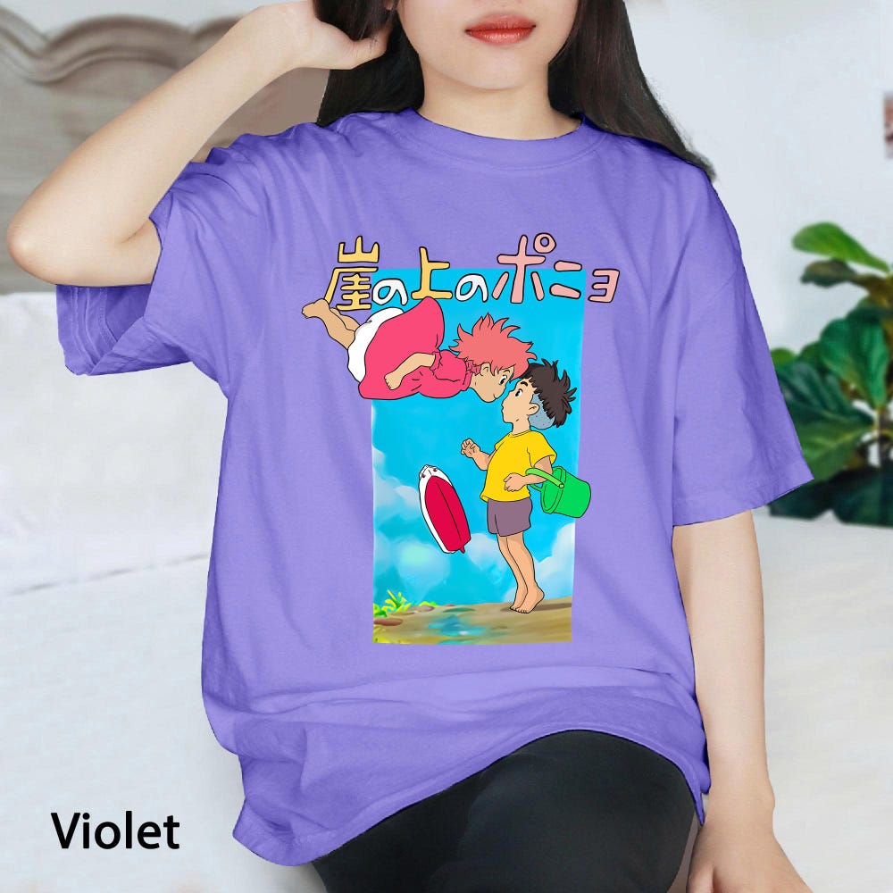 Ghibli Ponyo and Sosuke Shirt - Image 7