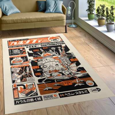 Howl's Moving Castle Studio Ghibli Rug