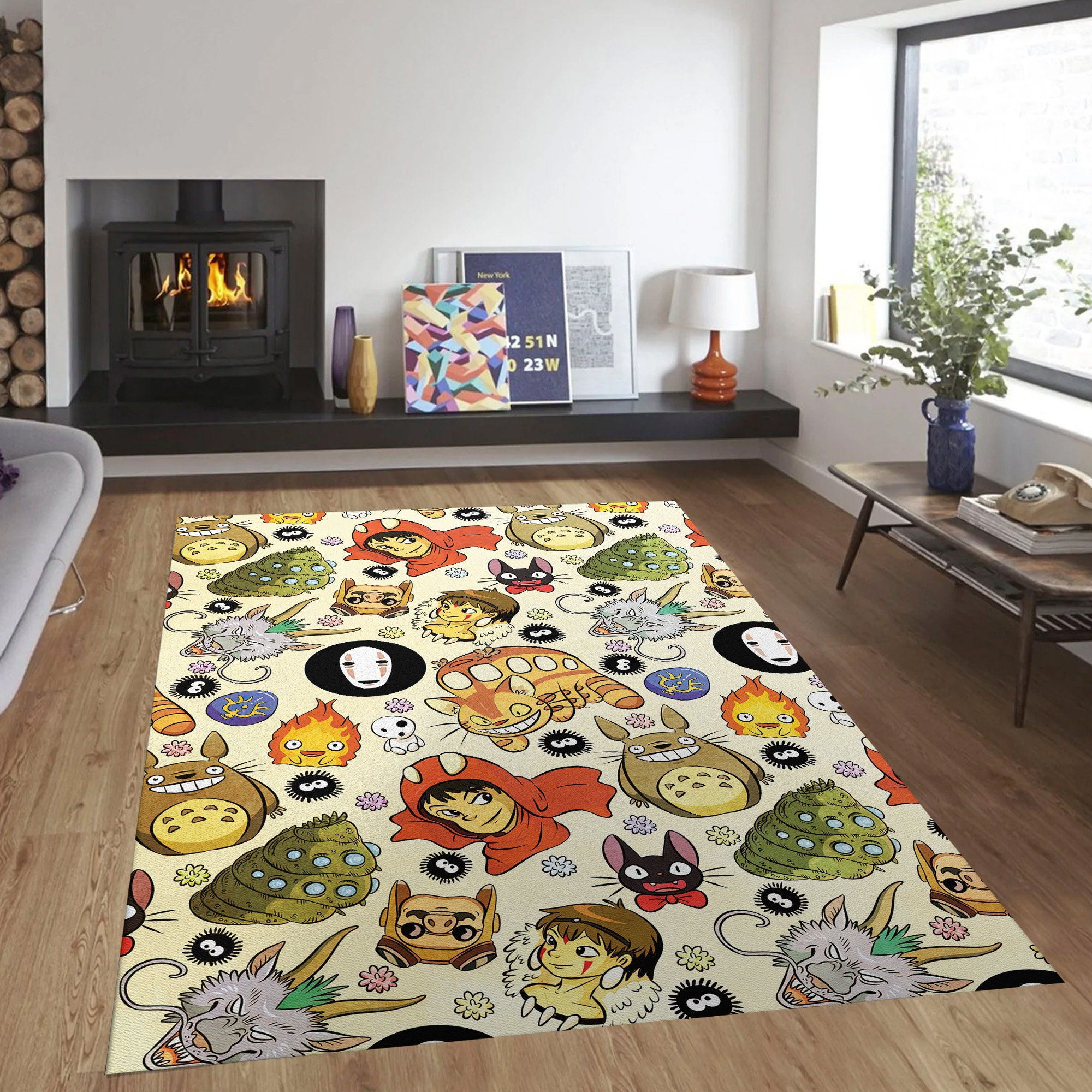 Ghibli Characters Rug