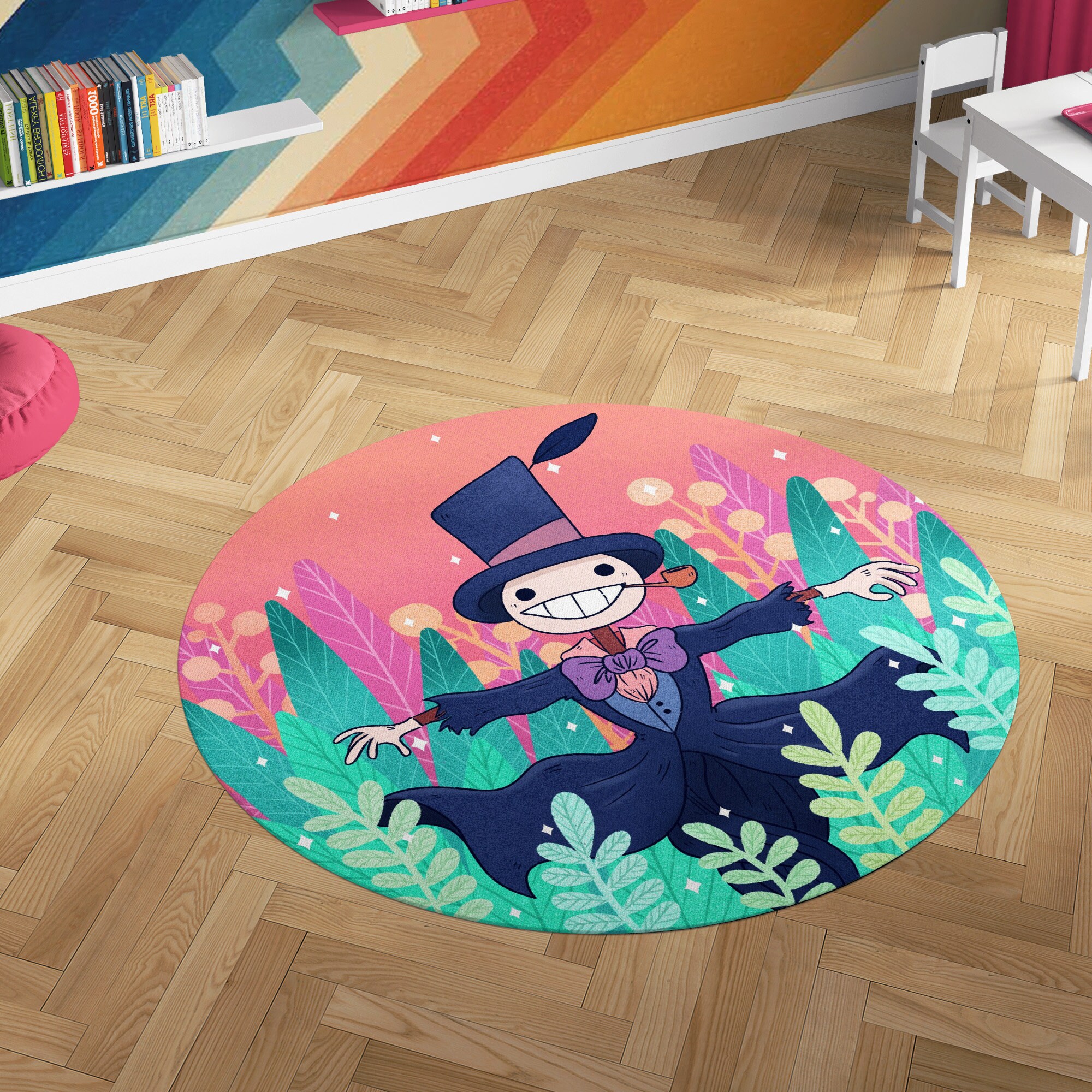 Studio Ghibli Howl's Moving Castle Turnip Head Round Rug - Image 3