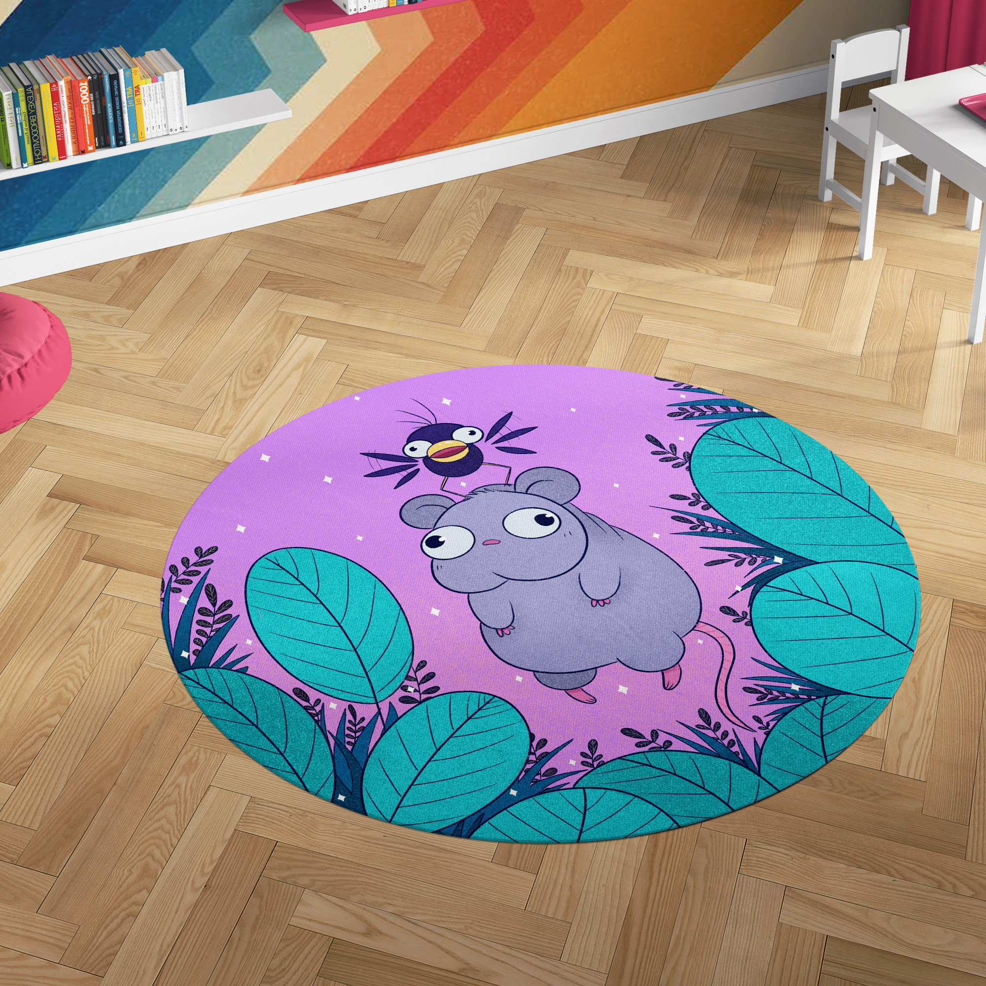 Studio Ghibli My Neighbor Totoro Cute Round Rug