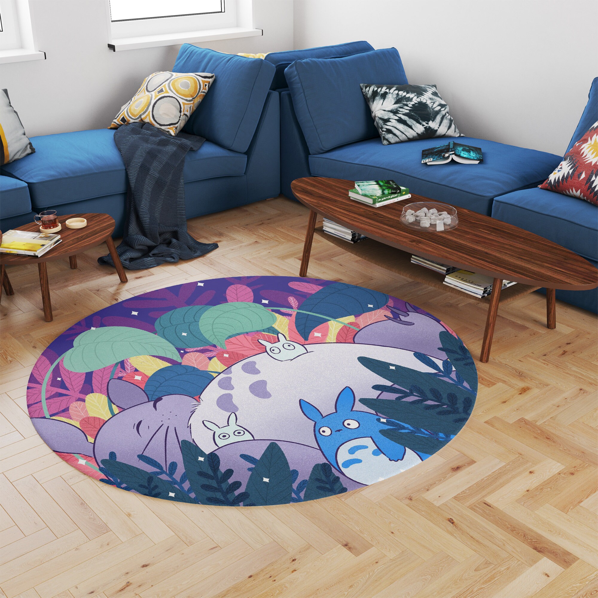 My Neighbor Totoro Studio Ghibli Round Rug - Image 5