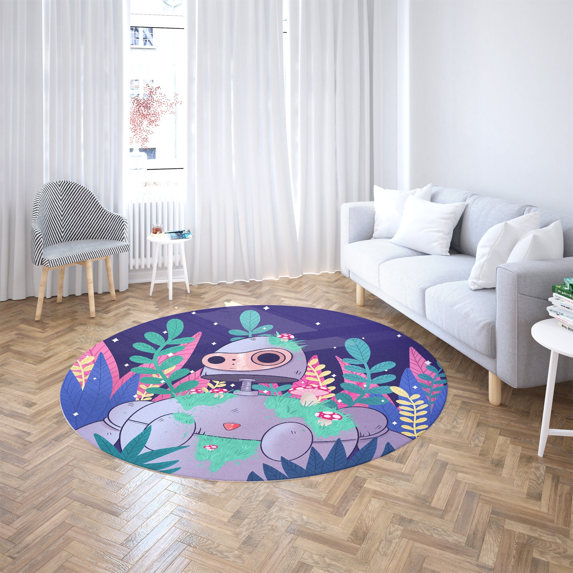 Studio Ghibli Laputa: Castle In The Sky Round Rug - Image 5