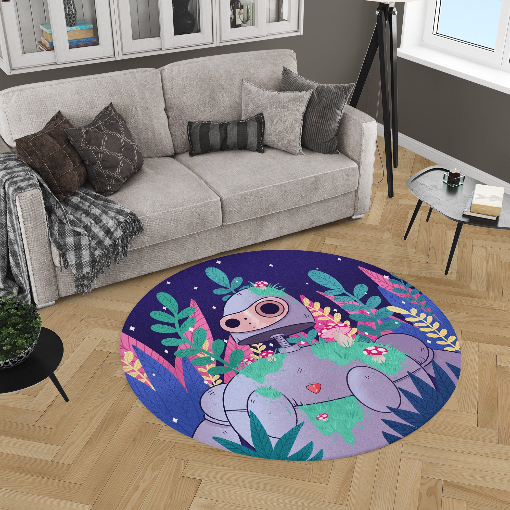 Studio Ghibli Laputa: Castle In The Sky Round Rug - Image 3