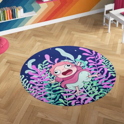 Studio Ghibli Ponyo Character Round Rug