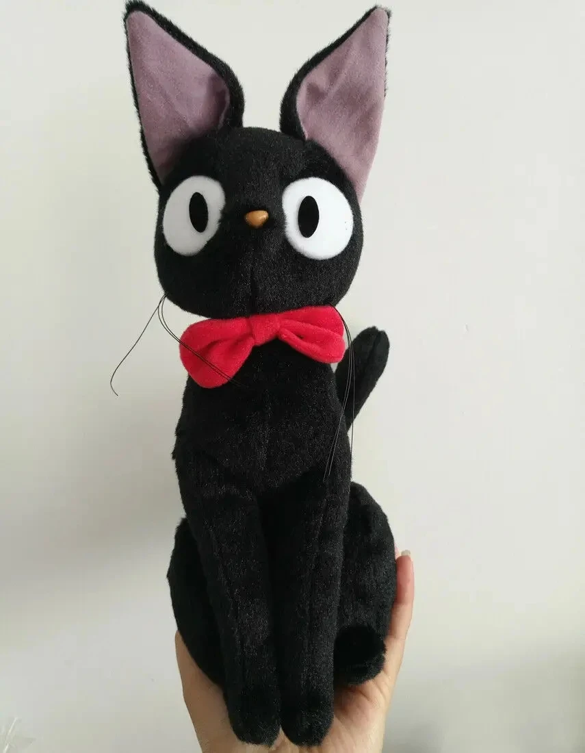 Anime Black Cat Plush Doll Stuffed Toys 25CM