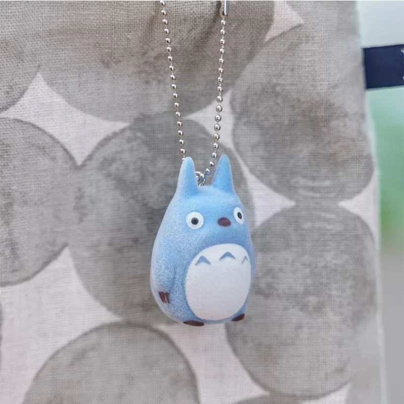 6pcs Cute Totoro Plush Keychain Ghibli Studio Key Ring - Image 4