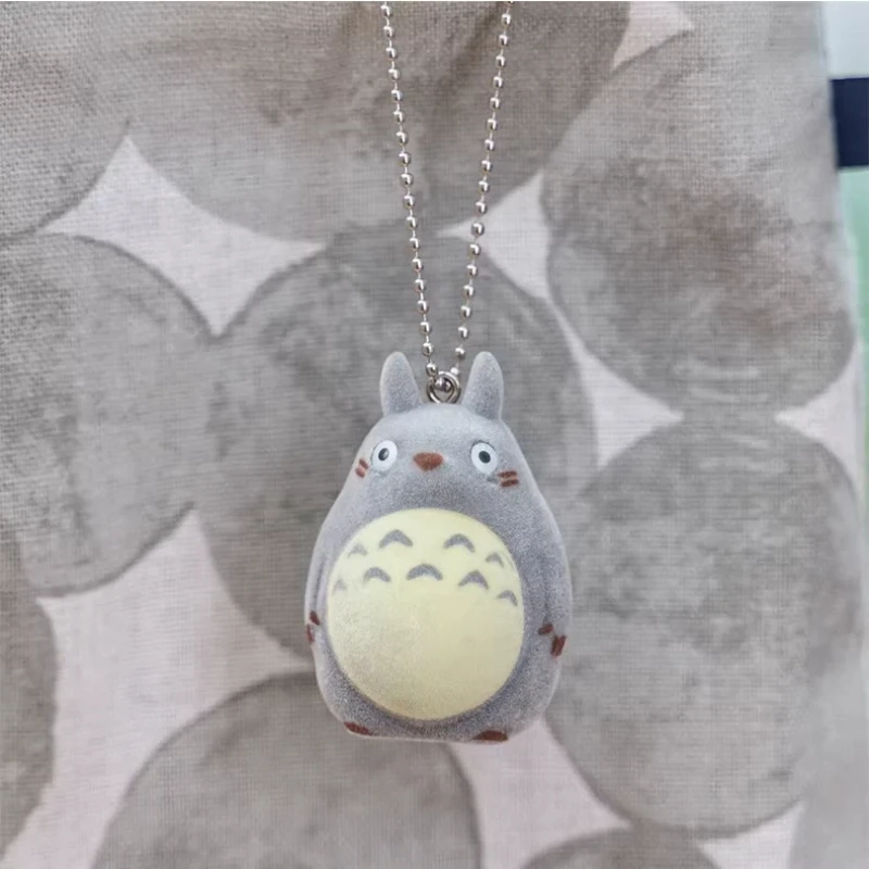 6pcs Cute Totoro Plush Keychain Ghibli Studio Key Ring - Image 3