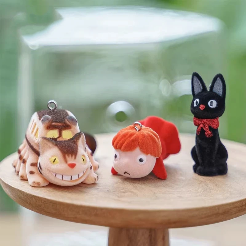 6pcs Cute Totoro Plush Keychain Ghibli Studio Key Ring - Image 2