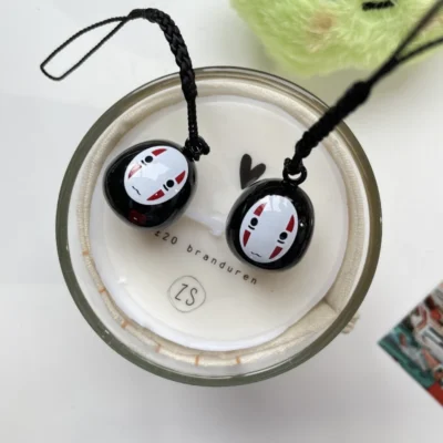 Spirited Away No Face Chime Bell Keychain
