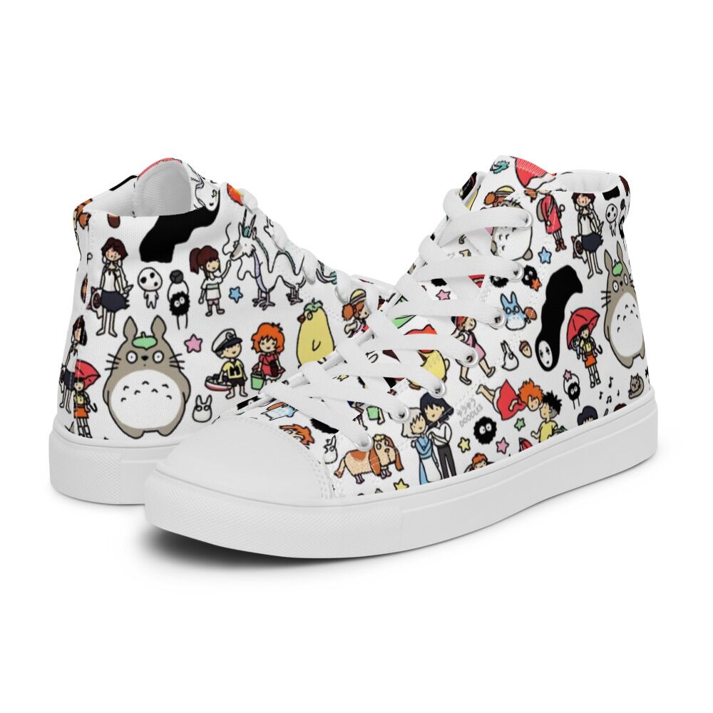 Studio Ghibli Shoes All Characters Converse Shoes