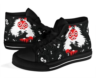Alternative view of Studio Ghibli Princess Mononoke Mask Converse Shoes