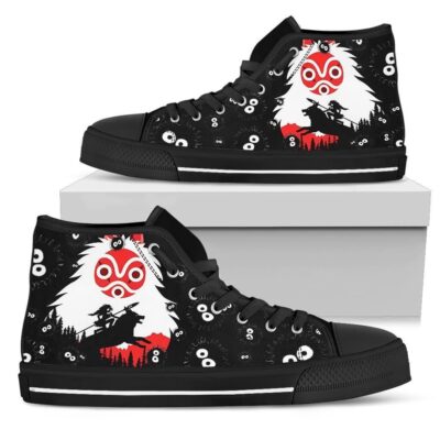 Studio Ghibli Princess Mononoke Mask Converse Shoes