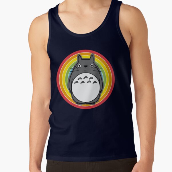 Totoro Rainbow Tank Top - Image 6