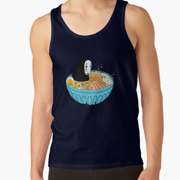 No Face In Ramen Spirited Away Tank Top - Image 6