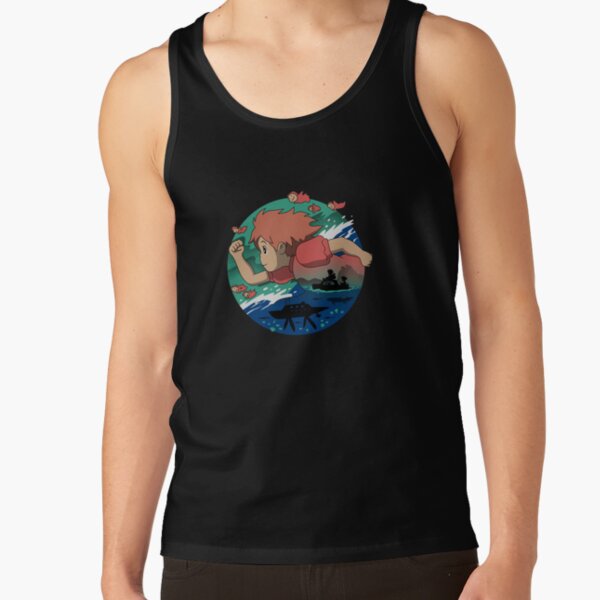 Kelalen Ponyo On The Cliff By The Sea Lungaku Tank Top - Image 2