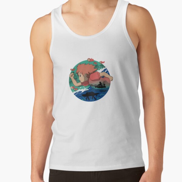 Kelalen Ponyo On The Cliff By The Sea Lungaku Tank Top