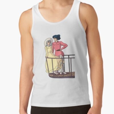 Lovers In The Sky Transparent Tank Top