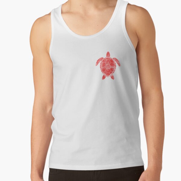 Red Turtle Sticker Tank Top - Image 2