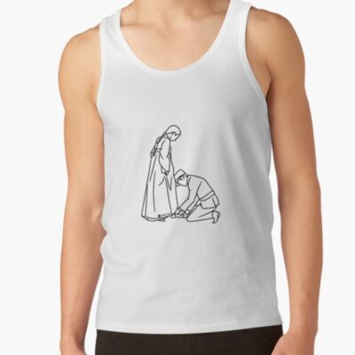 Mr Sunshine Line Art Stickers Tank Top