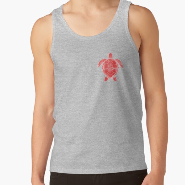 Red Turtle Sticker Tank Top - Image 5