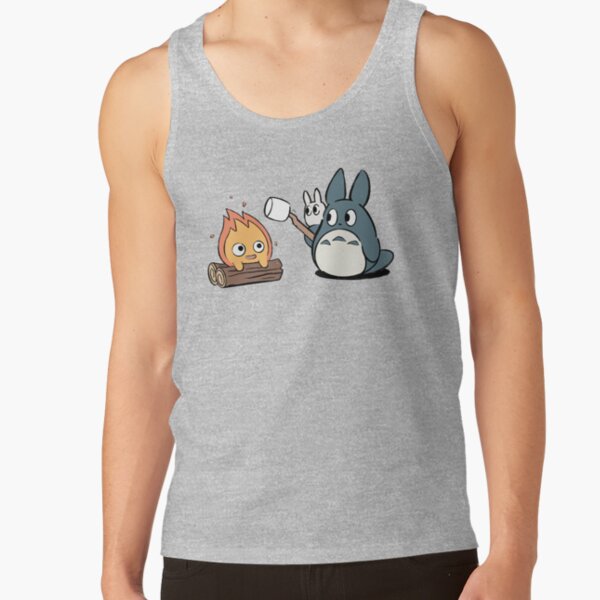 Marshmallow Totoro Tank Top - Image 4