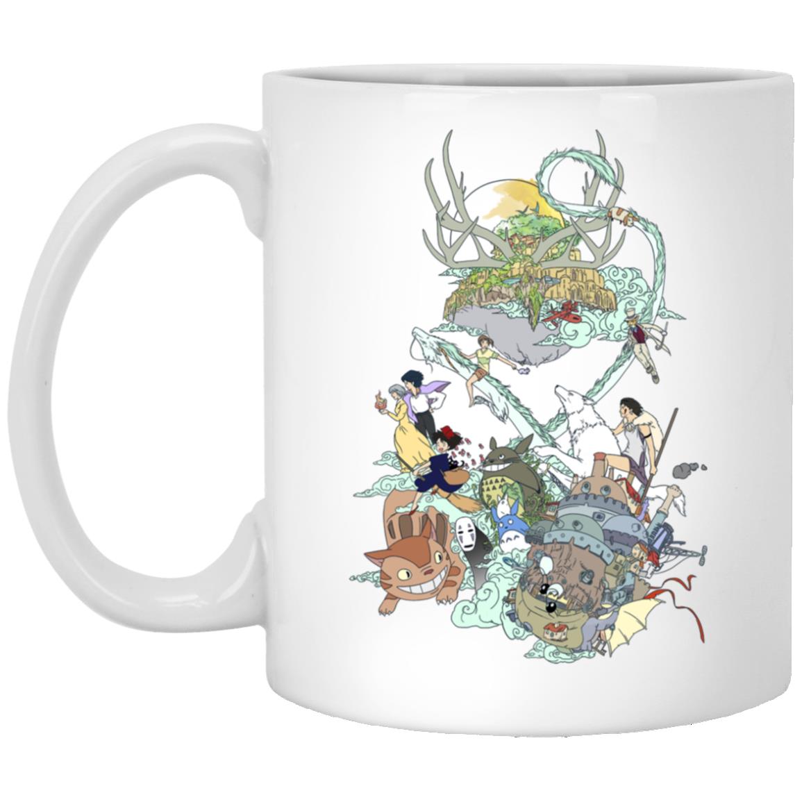 Ghibli Characters Color Collection Mug