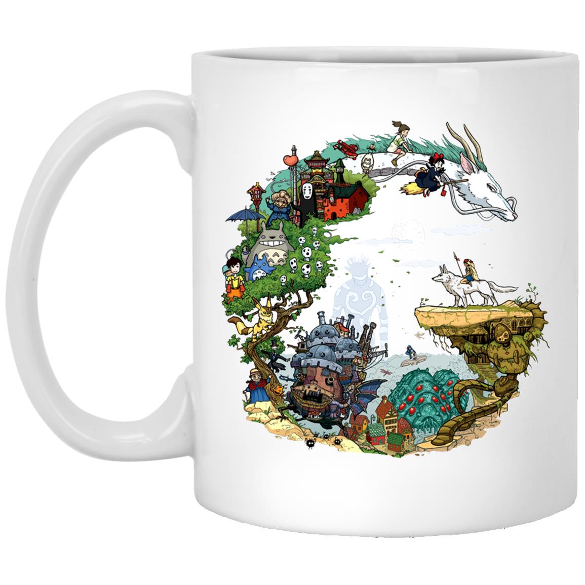 Ghibli Movie Circle Mug
