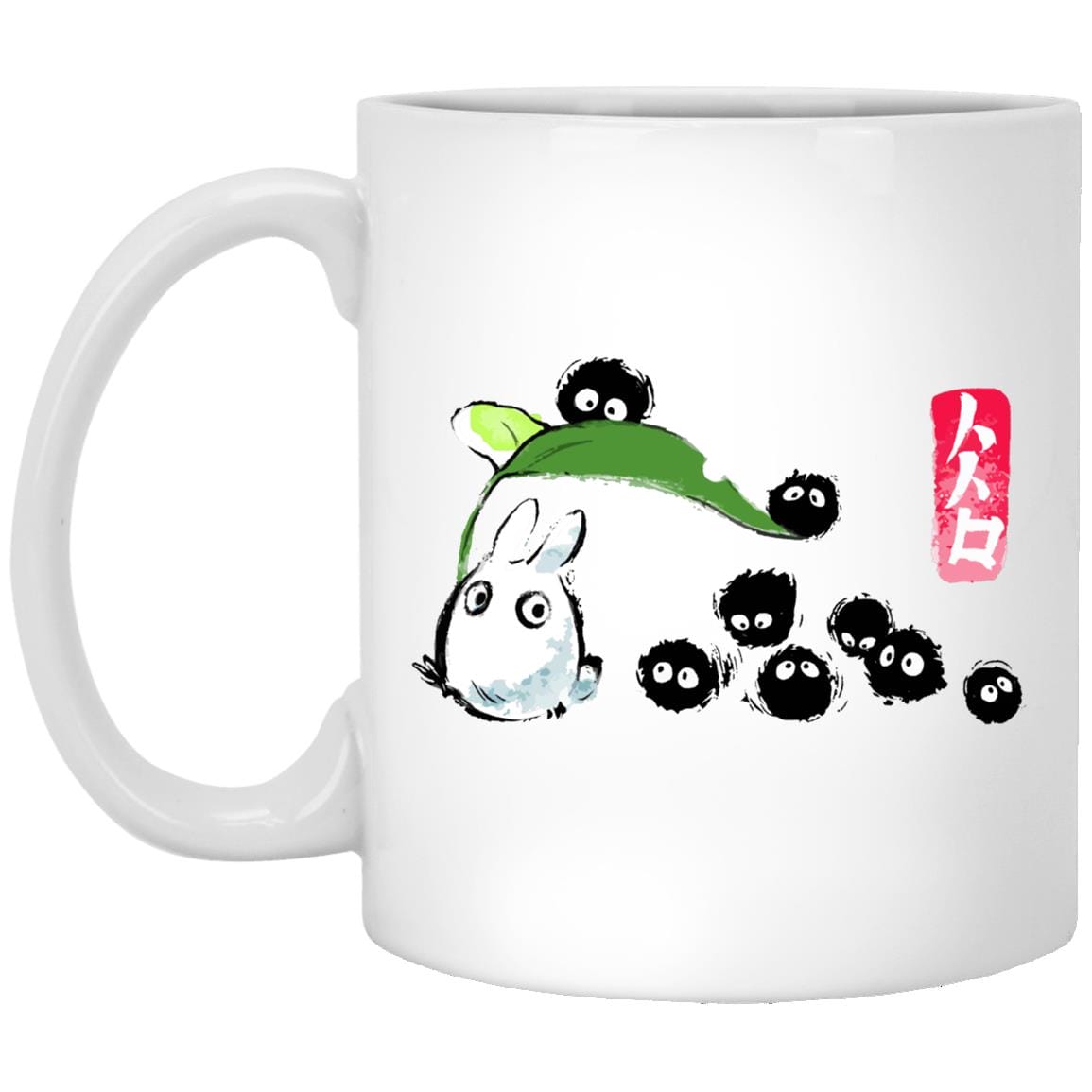 Mini Totoro and the Soot Balls Mug
