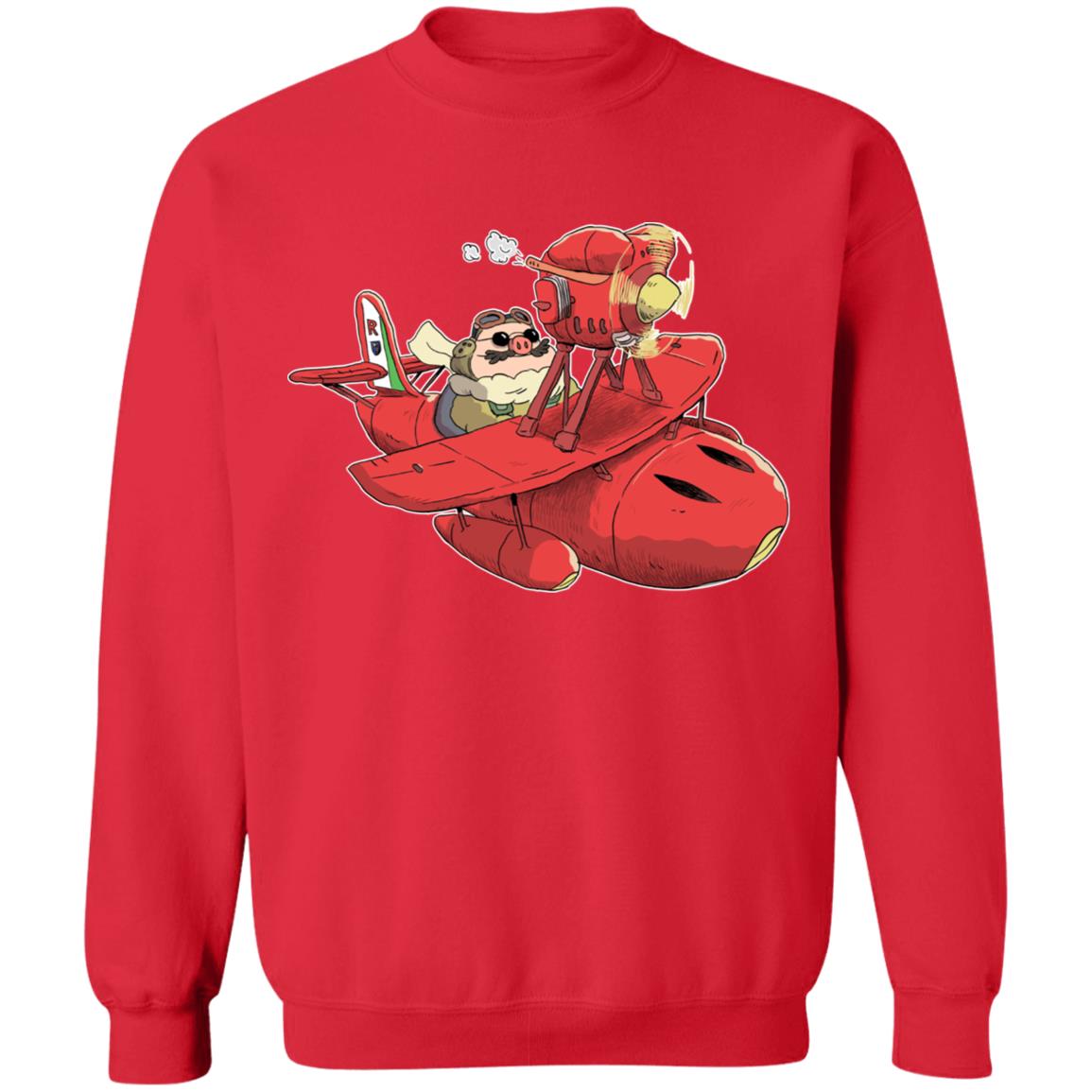 Studio Ghibli Porco Rosso Chibi Sweatshirt - Image 7
