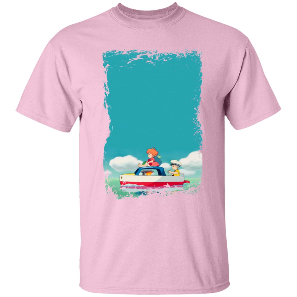 Ponyo and Sosuke on Boat T-shirt - Image 6