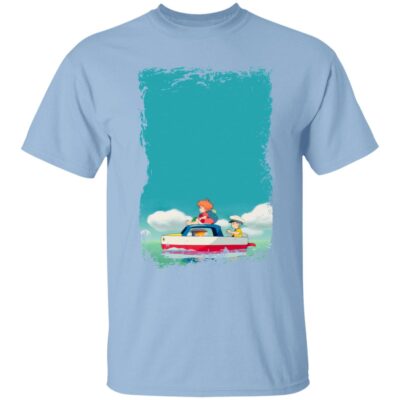 Ponyo and Sosuke on Boat T-shirt