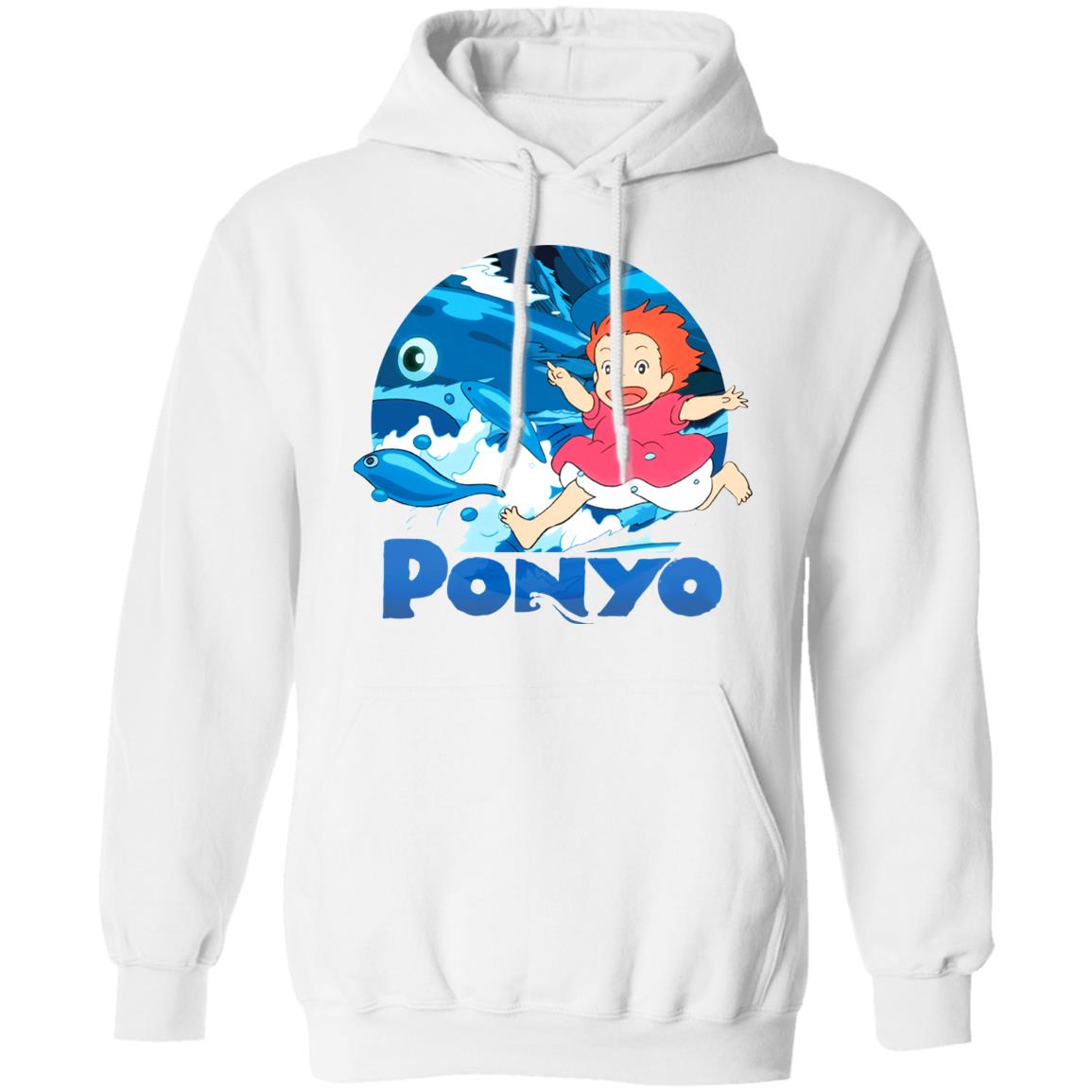 Ghibli Studio Ponyo On The Waves Hoodie Unisex - Image 2