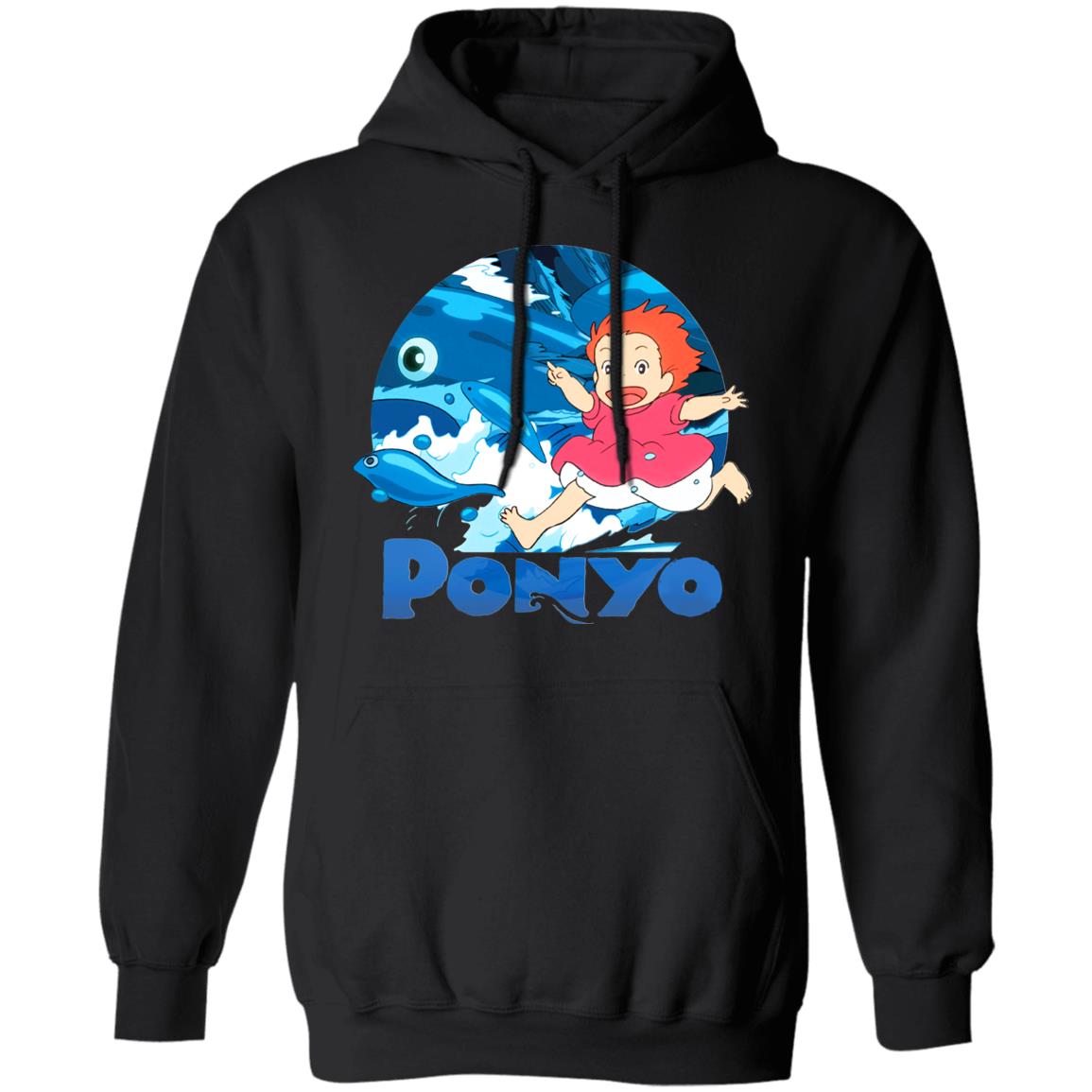 Ghibli Studio Ponyo On The Waves Hoodie Unisex - Image 4