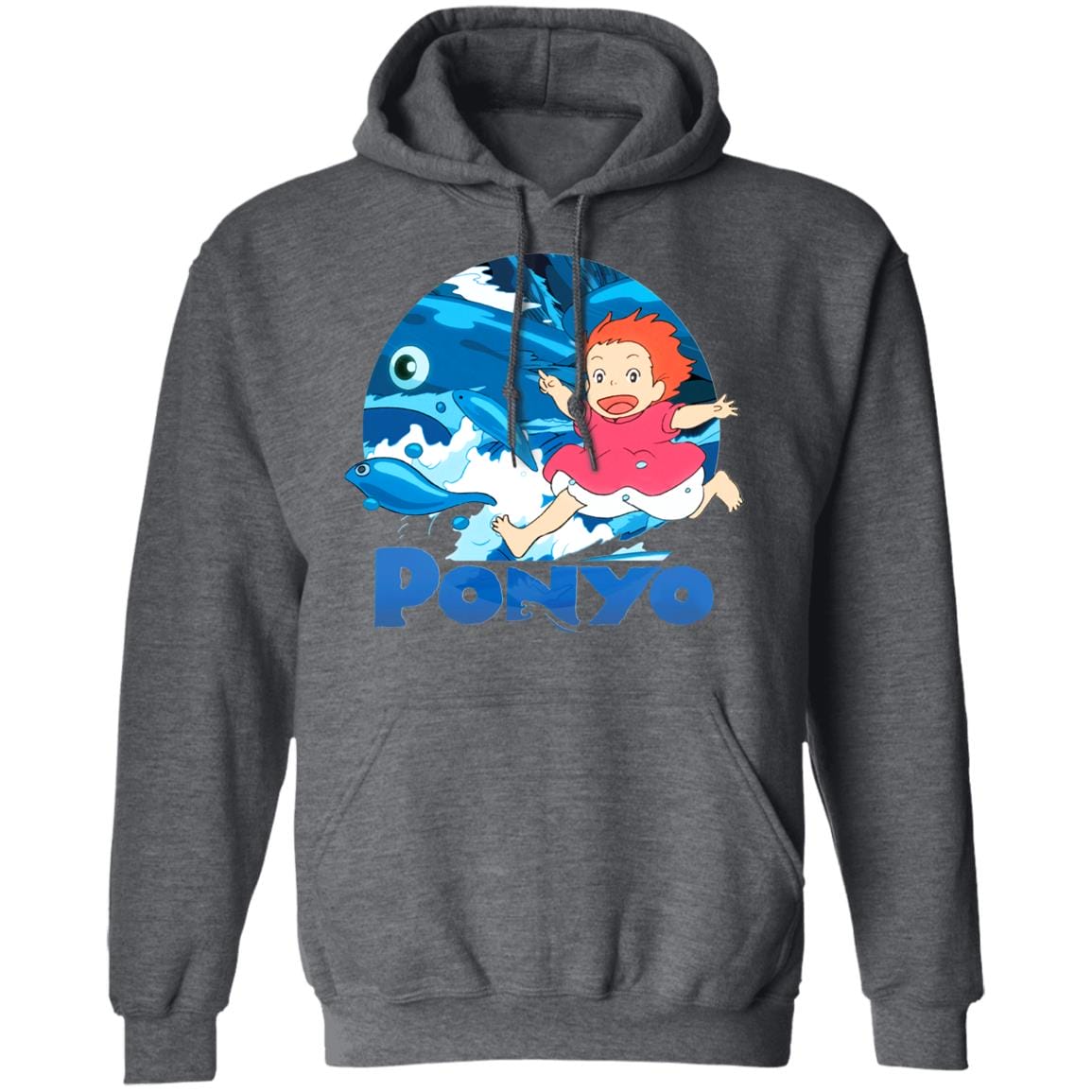 Ghibli Studio Ponyo On The Waves Hoodie Unisex - Image 6