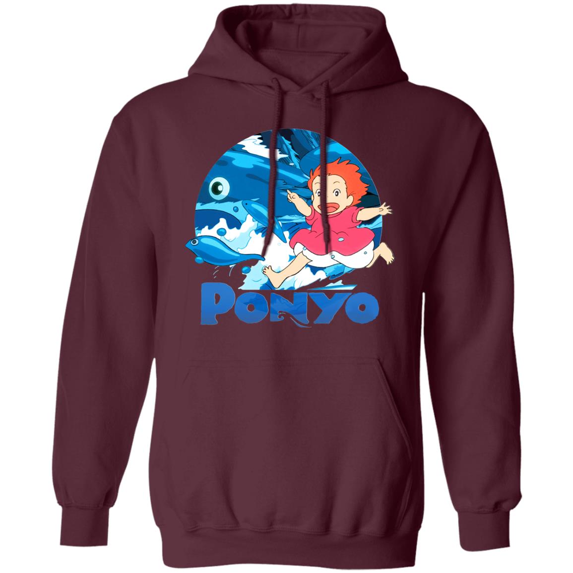 Ghibli Studio Ponyo On The Waves Hoodie Unisex - Image 9